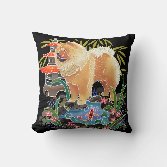 SONGMAO the chow throw pillows (Front)