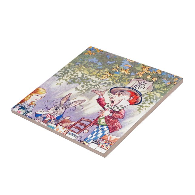 Songs From Alice: A Mad Tea Party Ceramic Tile (Side)