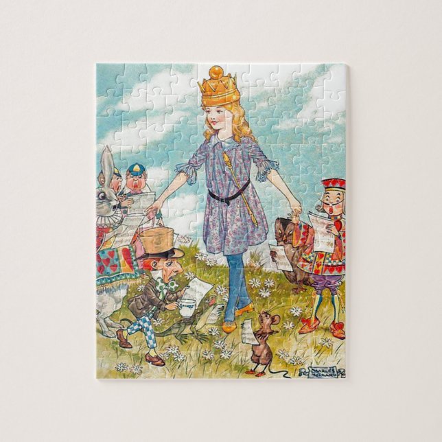 Songs From Alice: Alice and Her Friends Jigsaw Puzzle (Vertical)