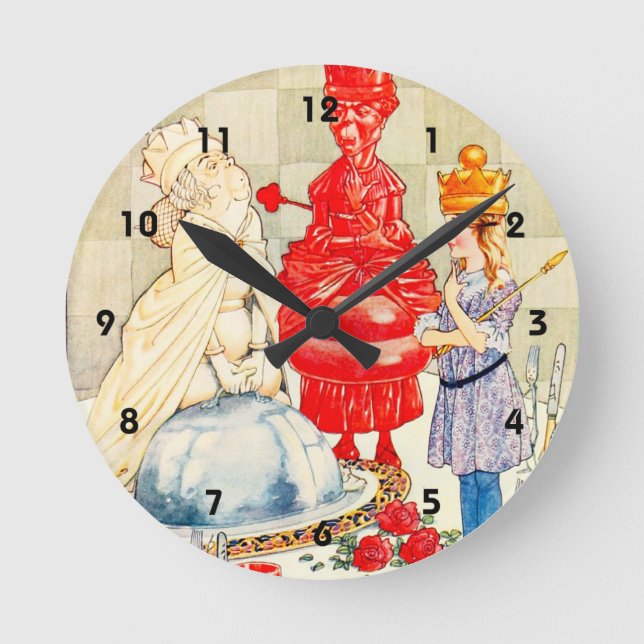 Songs From Alice: The Fish Riddle Round Clock (Front)