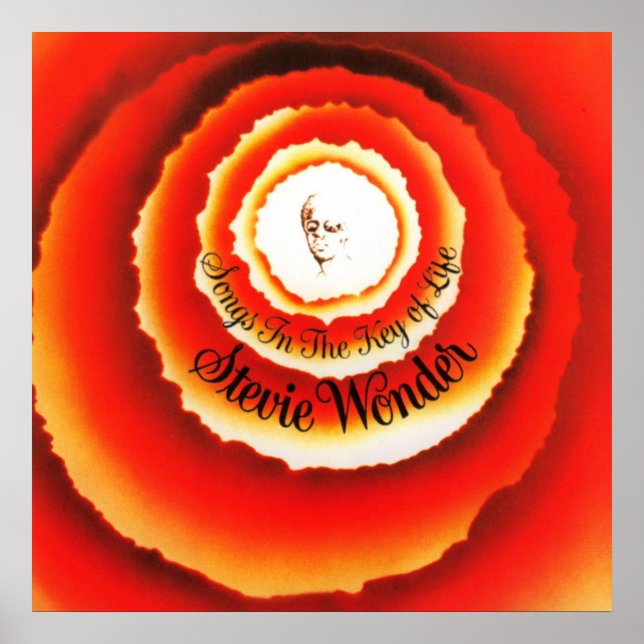 Songs in the key of life album heartlaw poster (Front)