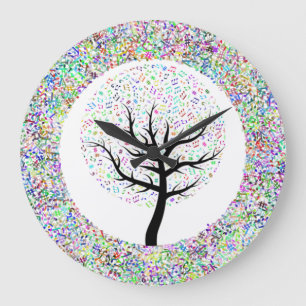 Songs in the Tree of Life Large Clock