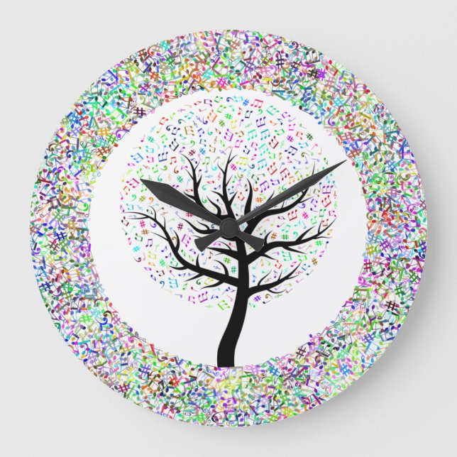 Songs in the Tree of Life Large Clock (Front)