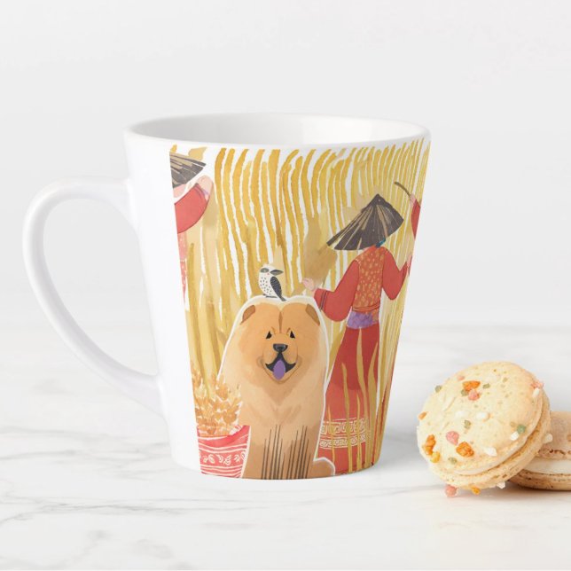 SONGSHI QUAN chow  Latte Mug (Creator Uploaded)