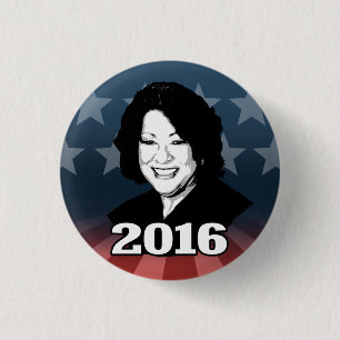 SONIA SOTOMAYOR 2016 Candidate 3 Cm Round Badge