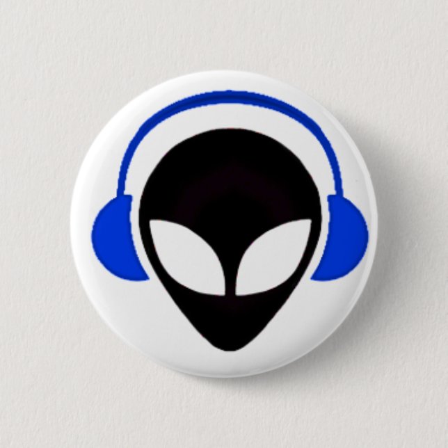 Sonic Alien Logo 6 Cm Round Badge (Front)