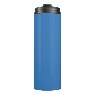 Sonic Blue Solid Colour Print, Jewel Tone Colours Thermal Tumbler