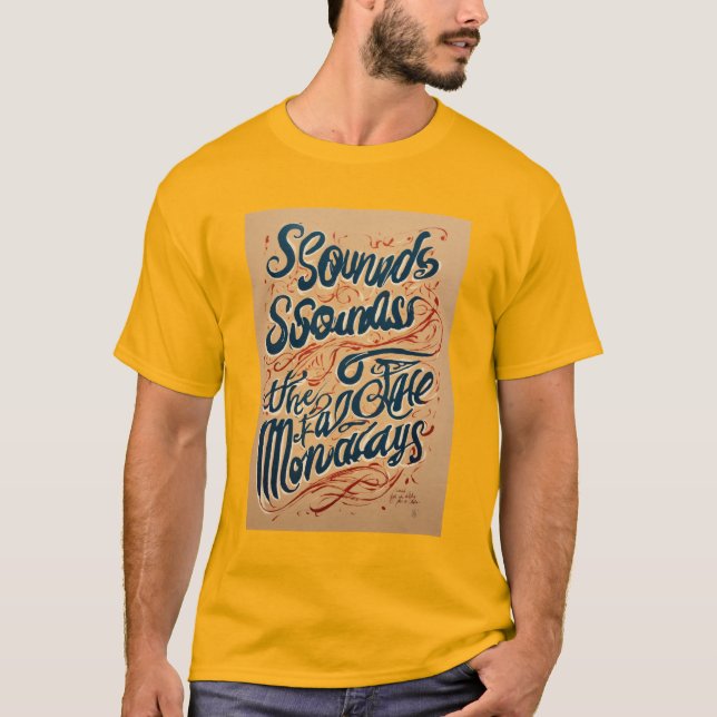 Sonic Groove: 'Sounds Good' Front Print Tee (Front)