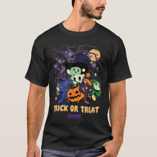 Sonic The Hedgehog Chao Tales Halloween Trick or T T-Shirt