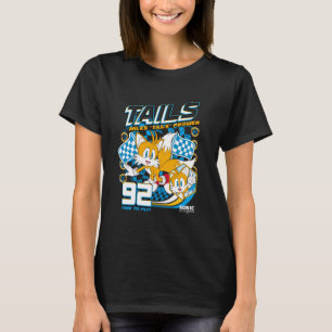 Sonic The Hedgehog Miles 'Tails' Prower 92 Racing  T-Shirt