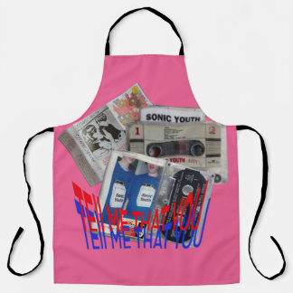 SONIC YOUTH CASSETTE TAPE cool art Apron