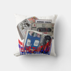 SONIC YOUTH CASSETTE TAPE cool art Cushion
