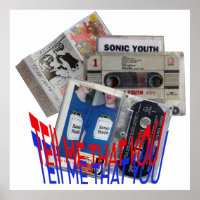 SONIC YOUTH CASSETTE TAPE cool art
