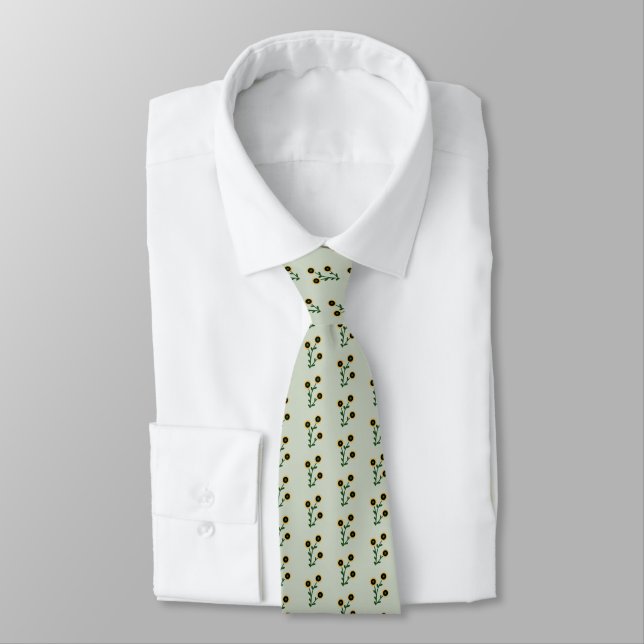 Sonnenblumen Krawatte Tie (Tied)