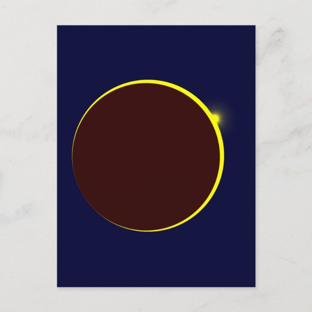 Sonnenfinsternis Eclipse Postcard (Front)
