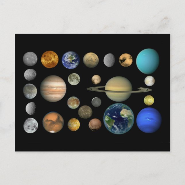 Sonnensystem Postcard (Front)