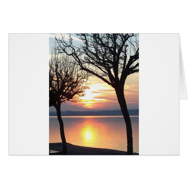 Sonnenuntergang am See (Front Horizontal)