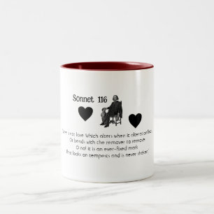 Sonnet 116 Valentine's   Two-Tone Coffee Mug