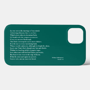 Sonnet 116Let me not to the marriage of true minds iPhone 13 Case