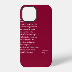 Sonnet 130 My mistress' eyes are nothing like the iPhone 12 Case