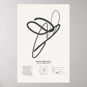 Sonnet Signatures: Sonnet 78 Poster