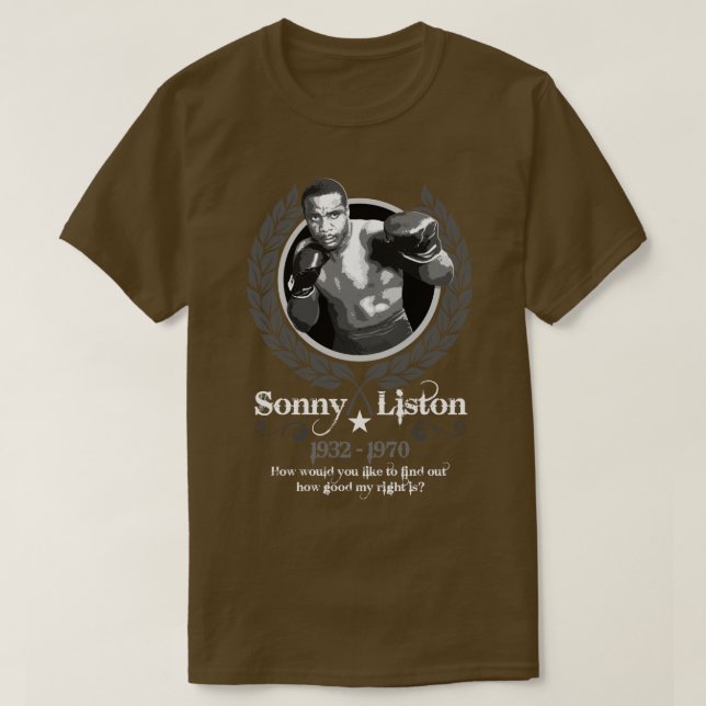 Sonny Liston vintage style T-Shirt (Design Front)