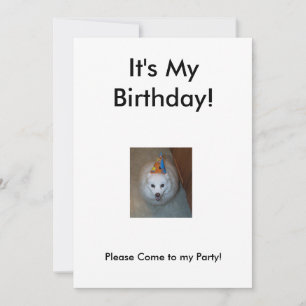 Sonny's Birthday Invitation