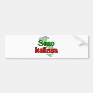 Sono Italiana Bumper Sticker