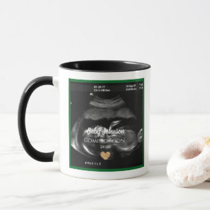 Sonogram Baby Coming Soon Announcement for Aunt Mug