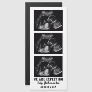 Sonogram Pregnancy Announcement Photo Booth Strip