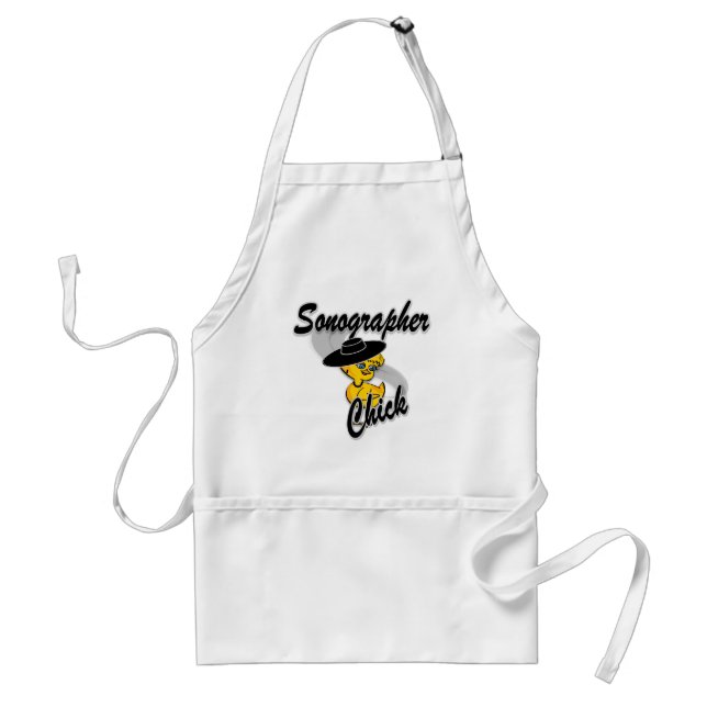 Sonographer Chick #4 Standard Apron (Front)