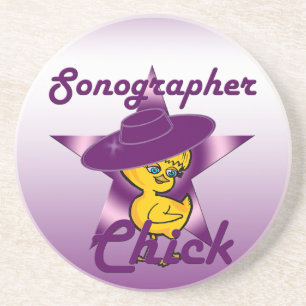 Sonographer Chick #9 Coaster