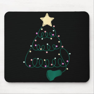 Sonographer Christmas Tree Ultrasound Mfm Sonograp Mouse Pad