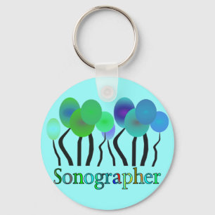 Sonographer Gifts Key Ring