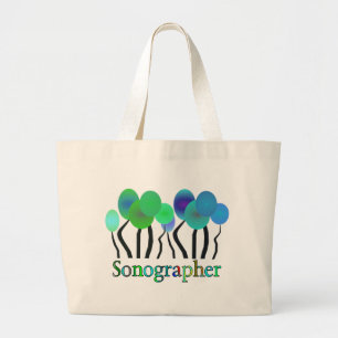 Sonographer Gifts Large Tote Bag