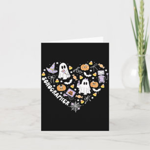 Sonographer Heart Halloween Ultrasound Tech MFM Card