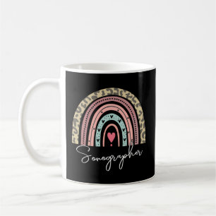 Sonographer Rainbow Sonography Ultrasound Tech Car Coffee Mug