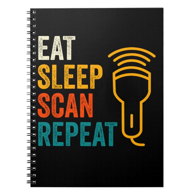 Sonographer Sonography Scan Notebook (Front)