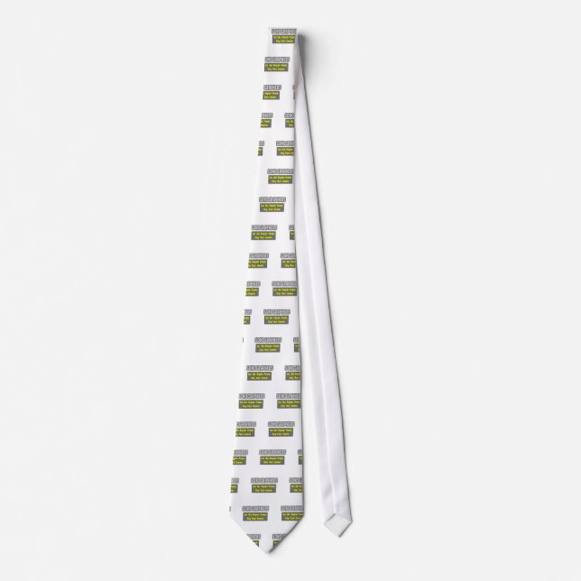 Sonographers...Smarter Tie (Front)