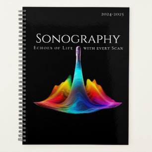 Sonography-Colourful Ultrasound Waves Planner