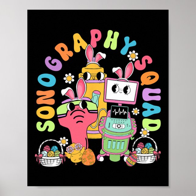 Sonography Squad Easter  Poster (Front)