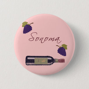 Sonoma 6 Cm Round Badge