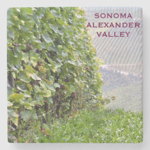 Sonoma Alexander Valley Marble Stone Coaster