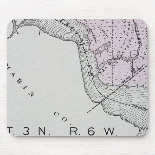 Sonoma County, California 13 Mouse Pad (Front)