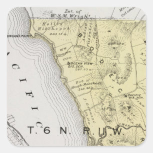 Sonoma County, California 14 Square Sticker