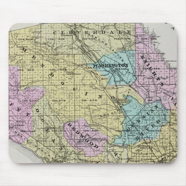 Sonoma County, California 18 Mouse Pad (Front)