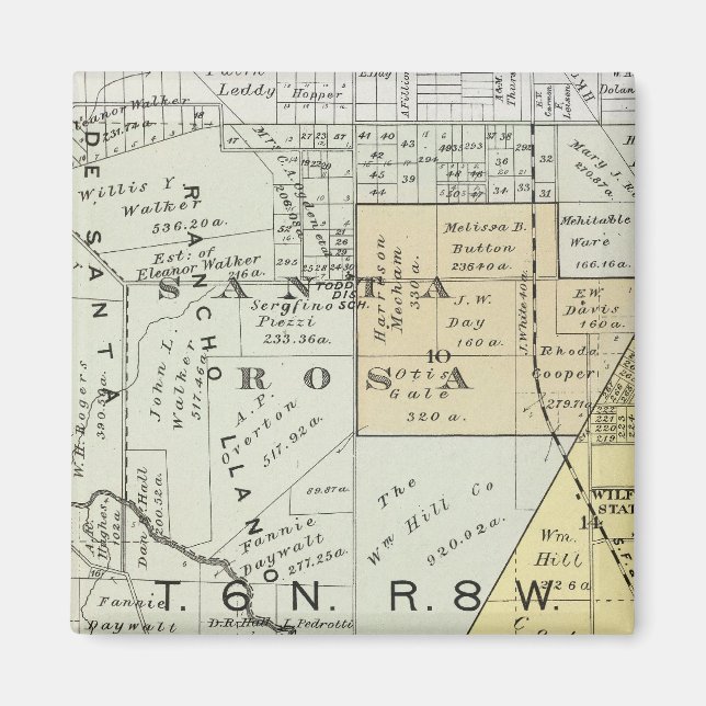 Sonoma County, California 22 Magnet (Front)