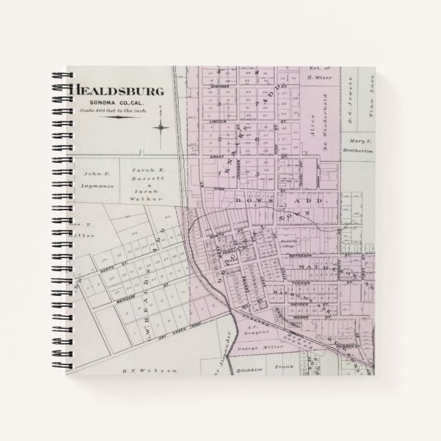 Sonoma County, California 22 Notebook (Front)