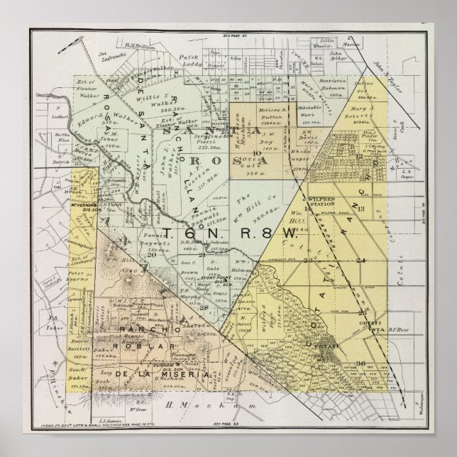 Sonoma County, California 23 Poster (Front)