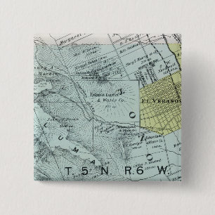 Sonoma County, California 26 15 Cm Square Badge